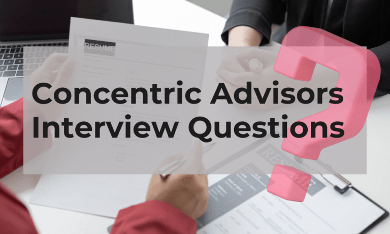 Concentric advisors interview questions